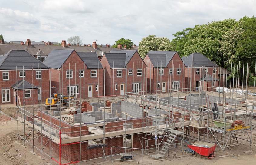 houses under construction