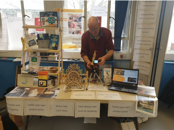 Heyford Makers Shed display table