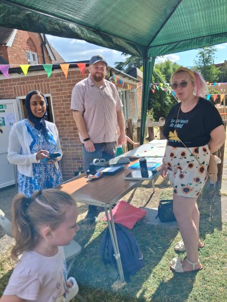 Stand at the annual Duck race in Ambrosden